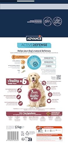 Advance Vitality Senior Maxi - Dry Food for Senior Dogs (+6 years) Large Breed with Chicken - 12 kg - Image 5