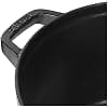 STAUB La Cocotte Cast Iron 3-Piece Round Saucepan Set, Black - Image 5