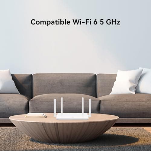 HUAWEI AX2 New AX1500 Dual Band Gigabit Wi-Fi 6 Wireless Router, HomeSec Security, Ideal for Xbox/PS4/Steam and 4K Gaming, Plug and Play, Amazon Exclusive - Image 3