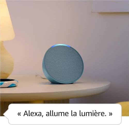 Echo Pop | Anthracite + OSRAM SMART+ Prise intelligente avec Matter, Fonctionne avec Alexa - Kit de démarrage Maison connectée - Image 5