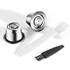 2 x Reusable Stainless Steel Coffee Capsule Filter for Nespresso Lattissima inissia Essenza - Image 2