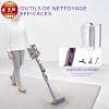 Foldable Telescopic Tube Compatible with Dyson V7 V8 V10 V11 V15 Cordless Vacuum Cleaner, Upgraded Quick Release Aluminum Tube for Under Bed Cleaning Sofa Table (Purple) - Image 5