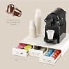 Baroni Home Professional Nespresso Coffee Capsule Holder with 3 Drawers, Capsule Holder with Division into Compartments, Capacity 48 Capsules, Organizer for Cafeteria with Drawer, 30 x 33 x 5 cm, White - Image 5