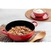 Le Creuset 20142240600460 Balti Enamelled Cast Iron Dish 24 cm, 2.7 Liters, Cherry - Image 7