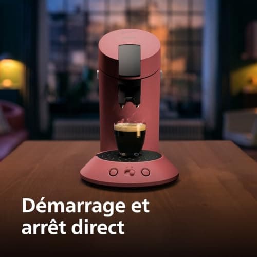 Senseo Original Plus Coffee Pod Machine, Coffee Boost Technology, 2 Cups at a Time, Recycled Plastic, Soft Red (CSA210/35) - Image 4
