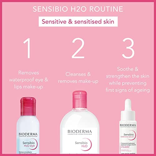 BIODERMA Créaline H2O - The original micellar water, cleansing and make-up remover - Removes makeup, pollen and pollution residues - Sensitive skin - 500 ml bottle - Image 6