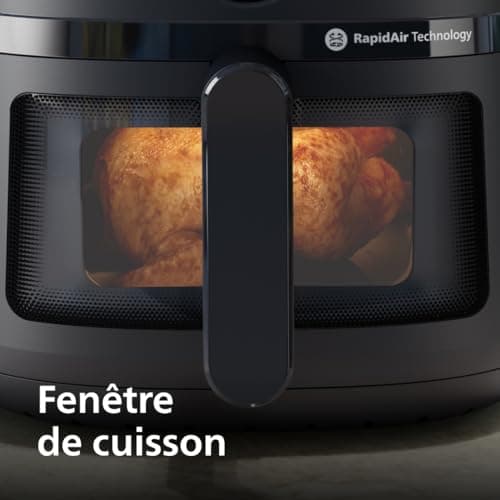 Philips Air Fryer Series 2000-6.2L, 13 Ways to Cook, RapidAir Technology, Up to 90% Less Fat, Cooking Window, 6.2L Tank, Touch Screen, Black (NA230/00) - Image 5