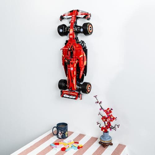 Wall Mount Compatible with Lego F1 Technic Ferrari SF-24 42207 - Made in the UK - Car Not Included - Screws and Plugs Included - Image 5