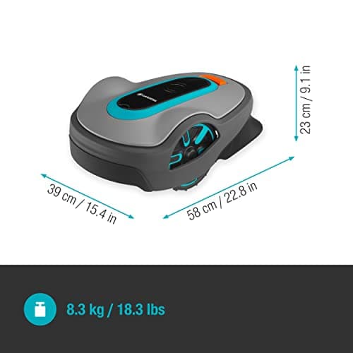 Gardena Sileno Life: Robot Lawnmower for Area up to 1250 m², Easy-Pass Function, Slopes up to 35%, Quiet, Version FR/NL (15103-26) - Image 7