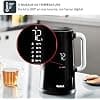 Tefal Electric kettle, Fast boiling, 1.7 L, Automatic Shutdown, Removable filter, Digital display, 5 temperatures, Keep warm 30 min, Stainless steel interior, Smart'n Light, Black, KO850810 - Image 4