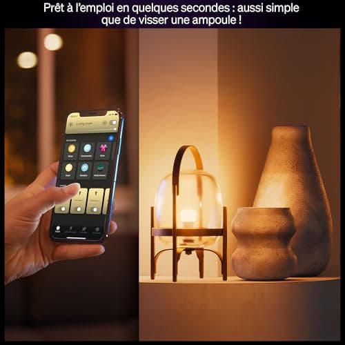 Philips Hue A67 Smart LED Bulb, White and Color, E27 Base, 11.8W, Full Spectrum 1000-2000K, 1600 Lumens, Dimmable, Compatible with Alexa, Google Assistant and Apple Home, 1-Pack - Image 7