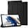 EasyAcc Case Cover Compatible with Samsung Galaxy Tab A8 10.5 Inch 2022 2021 SM-X200/ X205/ X207, Ultra Thin Protection PU Leather with Stand Function Black - Image 2