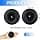 2 x 70mm Replacement Ear Pad Cushion for Sony WH-CH500 CH510 MDR-ZX330BT ZX310 ZX300 ZX110 ZX600 ZX660 MDR-V150 V200 V250 V300 JBL Tune 500BT Headphones - Black - Image 3
