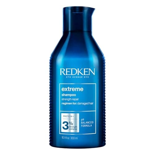 REDKEN, Shampoing Fortifiant pour Cheveux Abimés, Riche en Protéines, Extreme, 300 ml - Image 3