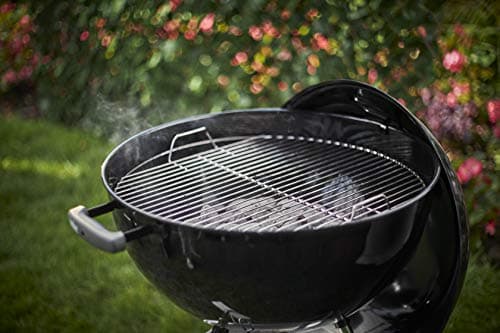Weber Classic Kettle Charcoal Barbecue / Enamelled Steel Bowl and Lid, 57 cm Cooking Surface, One-Touch Cleaning System, Lid Thermometer, Tripod and Wheels, Black - Image 8