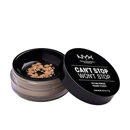 NYX Professional Makeup Poudre Libre Fixante Can't Stop Won't Stop, Fini Mat, Absorption de l'Excès de Sébum, Teinte : Medium - Image 2