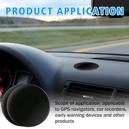 Dashboard Adhesive Mounting Discs Compatible with All GPS Tomtom, Garmin Go, Start, Via, Go Essential, Camper, Garmin Drive, Dezl - Suction Cup Mount for Cars - Image 5