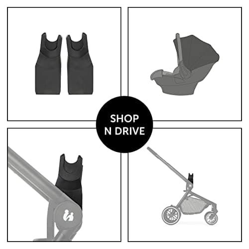 hauck Baby Car Seat Adapter, Attaches to hauck Move So Simply Pushchair and Compatible with Cosy Bebe Drive N Care, Cybex, Maxi-Cosi and Others – Black - Image 3