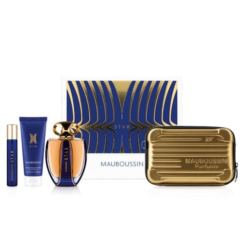 Mauboussin - Coffret Prestige Star : Eau de Parfum 90ml, Lait Corps 75ml, Travel Spray 20ml & Sac Bandoulière - Image 3