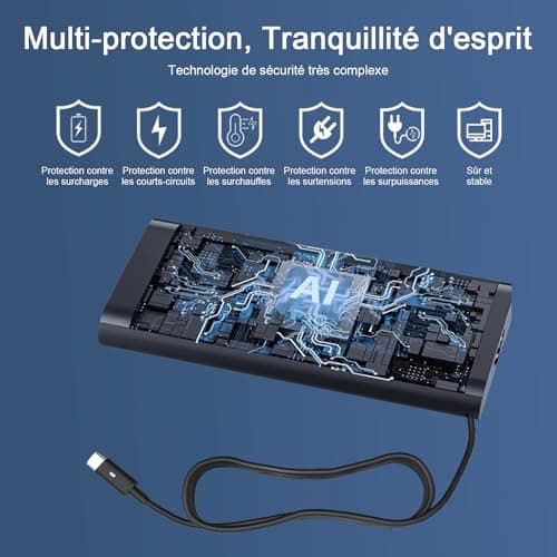 USB-C Charger 130W for Dell XPS 15 9520 9530 9560 XPS 17 9700 Precision 3561 3570 3571 3581 3480 5550 inspiron 16 7630 Latitude 3550 5520 7410 9410 94 10 Computer Adapter Portable - Image 5