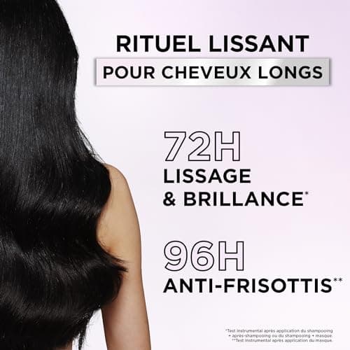Garnier Ultra Gentle Smoothing Routine with Rice Water Infusion - Unruly and Unruly Hair - Shampoo (250 ml), Mask (340 ml) and Conditioner (200 ml) - Image 5