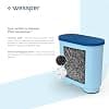 Wessper Aquaclean Filter Cartridge Compatible with Philips and Saeco Coffee Maker, Water Filter with Activated Carbon – 2 Pieces, Blue - Image 3