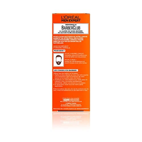 L'Oréal Men Expert BarberClub - Long Beard and Face Oil for Men - Nourishing & Soothing - With Cedarwood Essential Oil - Non-greasy - All Skin Types - 30 ml - Image 3