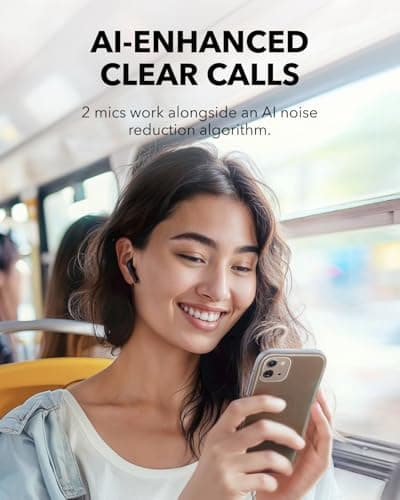 Soundcore K20i by Anker, Semi-Internal Headphones, 36 Hours of Battery Life, Quick Charge, Comfortable Port, Clear Calls with 2 ENC Microphones, Custom EQ, IPX5, Bluetooth 5.3, App Control - Image 7