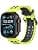 Ocean Breathable Watch Strap Compatible with Apple Watch Ultra 2/Ultra 49mm,S10 46mm,9/8/7 45mm,SE2/SE/6/5/4 44mm,3/2/1 42mm, Silicone Sport Band for Men Women - Image 3