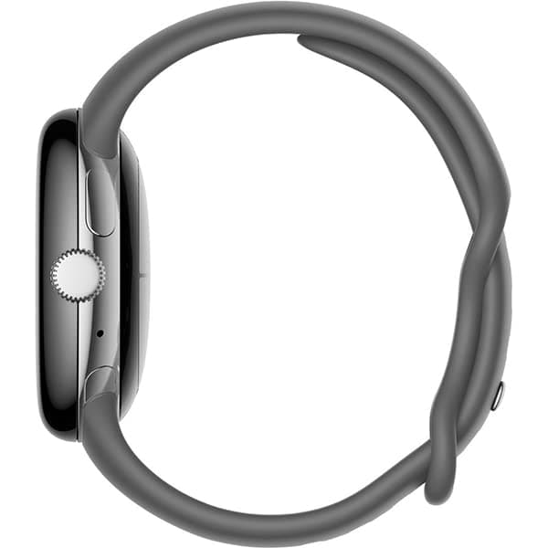 Google Pixel Watch - Android Smart Watch with Activity Tracker, Heart Rate Tracker, Polished Silver Stainless Steel Case with Charcoal Active Band - WIFI/BT (Renewed) - Image 5