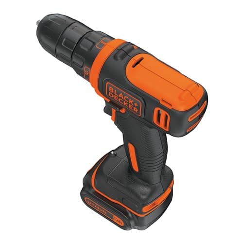 BLACK+DECKER BDCDD12-QW Ultra-Compact Cordless Drill with LED Work Light, 10.8V Li-ion Battery and Charger - Image 2