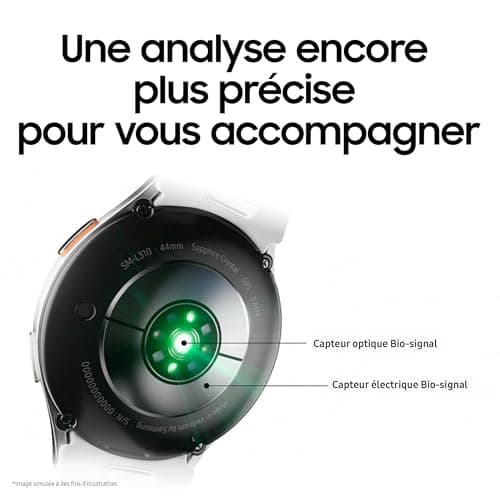 Samsung Galaxy Watch7, Health Tracker, Sports Tracker, 44mm, 4G, Green, Galaxy AI, Mains Charger Included (FR Version) [Amazon Exclusive] - Image 5