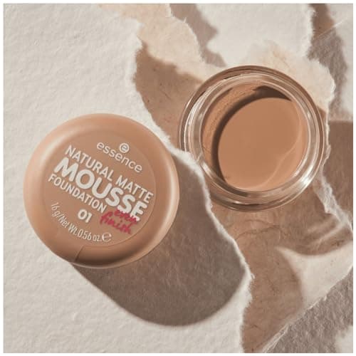 Essence - Fond de Teint Mousse Natural Matte Mousse - 01 - Image 3