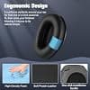 Yizhet Ear Pads Foam Cushions Compatible with Sennheiser RS165 RS175 RS185 RS195 Headphones (Black) - Image 4