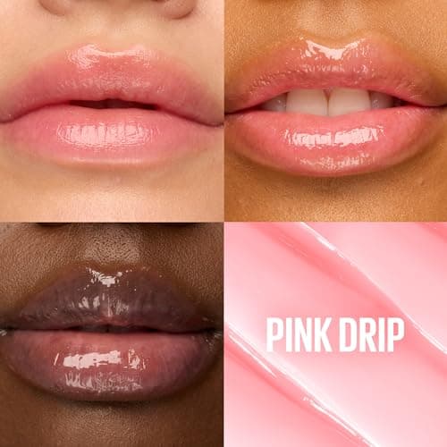 Maybelline New York - Moisturizing Oil Balm - Smooth and shiny lips - Lacquer effect - Enriched with Hyaluronic Acid and Cherry Extract - Lifter Glaze - Shade : 002 Pink Drip - Image 3