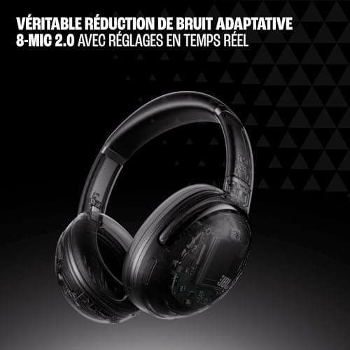JBL Tour One M3, Casque Bluetooth sans Fil Supra-auriculaire, réduction adaptative du Bruit, 70 h d’autonomie, Confort Optimal, Son JBL Spatial 360, Suivi des mouvements, Compatible USB-C, Bleu - Image 4