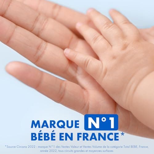 Mixa Bébé Gel 2 en 1 Corps et Cheveux Très Doux - À l'Huile d’Amande Douce -Hypoallergénique - pH Neutre - Maxi Format Familial 750 ml - Image 8