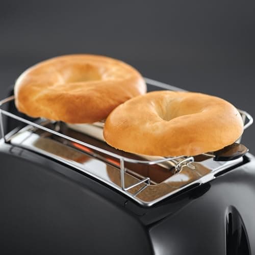 Russell Hobbs Toaster [2 Slots] Textures+ (extra wide, raised, roll holder & toast tongs, 6 levels of browning, defrosting & bakery warmer, 850W) 22601-56 - Image 4