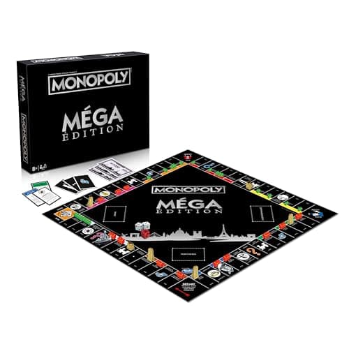 Winning Moves Monopoly Mega - Board Game 8+ - Board Game for 2 to 6 Players - Family Board Games in French - Image 5