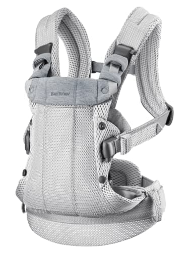 BabyBjörn Harmony Baby Carrier, Mesh 3D, Silver - Image 3