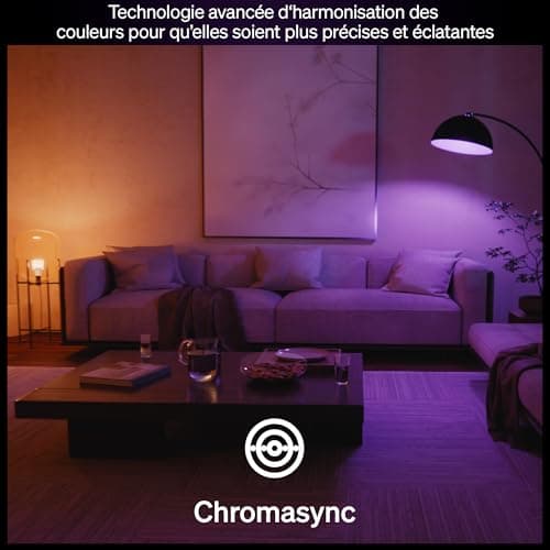 Philips Hue Ampoule LED connectée A67, White Ambiance, Culot E27, 11,8 W, Spectre complet 1000-2000 K, 1600 lumens, Intensité variable, Compatible avec Alexa, Google Assistant et Apple Home, pack de 1 - Image 7