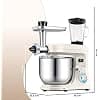 KESSER® K-KM 3000 Universal 3-in-1 Food Processor with Meat Grinder, Kneader | Multi-Function Blender | 1.5L Juice Extractor, Sausage Kit, Pasta and Biscuit Moulds, Cream - Image 6