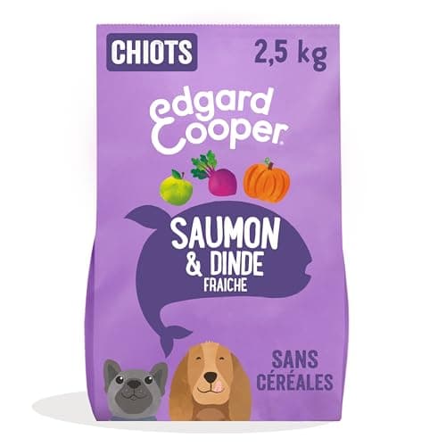 Edgard & Cooper Puppy Dry Food (Salmon & Turkey, 2.5kg), Grain Free, Fresh Meat and Fish and Quality Protein, Real Ingredients for Dogs, Hypoallergenic, No Added Sugars - Image 3