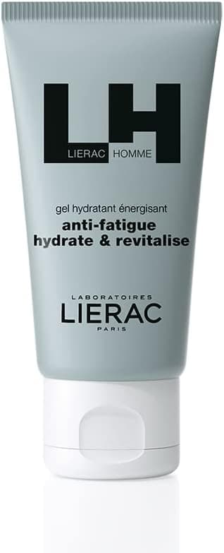 Lierac - LIERAC Homme - Energising Moisturising Gel 50ml - Face Care - Anti-Fatigue - Moisturizes - Revitalises - Non-greasy - Non-sticky formula - 96% ingredients of natural origin