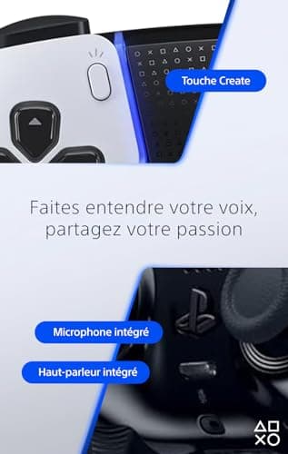 Sony, Manette DualSense Edge Officielle pour PS5 et PC, Sans Fil, Commandes Ultra-Personnalisables + Profils Interchangeables + Confort Amélioré, Boîte de Transport Incluse, Couleur : Blanche et Noire - Image 6