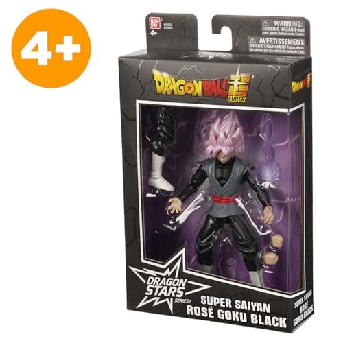 BANDAI - Dragon Ball Super - Super Saiyan Rosé Goku Black Dragon Star figure 17cm - Goku Black articulated figure and accessories - Official Dragon Ball Licence - Children's Toy 4+ - 35866 - Image 6