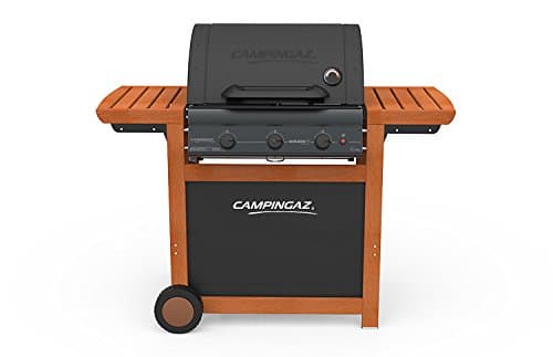Campingaz Adelaide 3 Woody L Gas Barbecue, 3 BBQ Gas Burners, Power 14 kW, Steel Grill and Griddle, 2 Side Shelves - Image 5