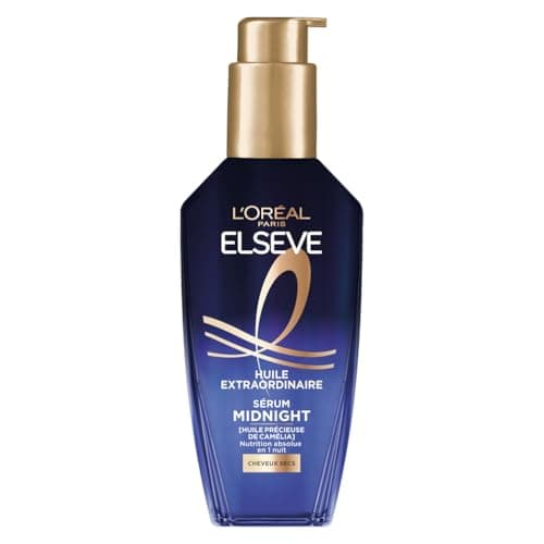 L'Oréal Paris - Night Hair Serum for Dry Hair - Nutrition & Transfer Free - Precious Camellia Oil - Elseve Extraordinary Oil - 100ml - Image 2