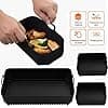 Air Fryer Silicone Mould for Ninja AF500EU, Air Fryer Accessories for Ninja 10.4L AF500EU, Airfryer Pot Square for Ninja Foodi Flex, Air Fryer Mould for COSORI Air Fryer 10L Twinfry - Image 4