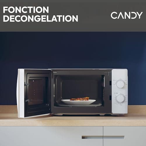 Candy Idea CMW20SMW Microwave Oven 700 W 20 L, Defrost Function, Turntable, White - Image 5